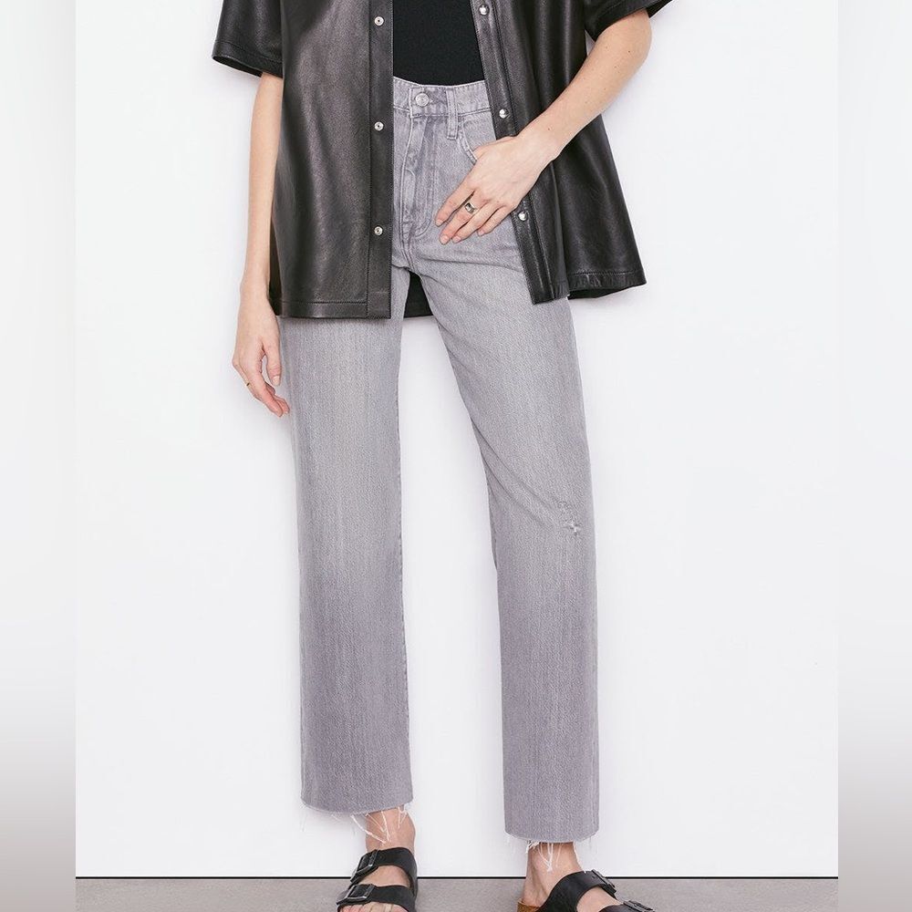 LJNCRA900 FRAME Le Jane Crop in Somber NWT Size 31